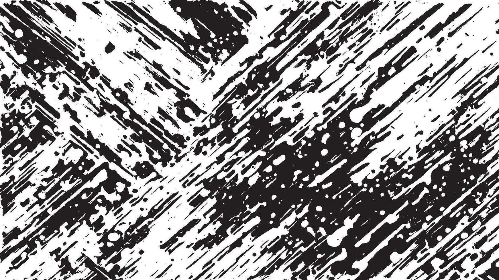 Monochrome Black Grunge Overlay Texture for Background Design vector