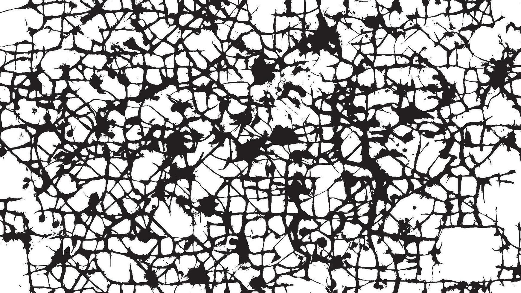 Monochrome Black Grunge Overlay Texture for Background Design vector