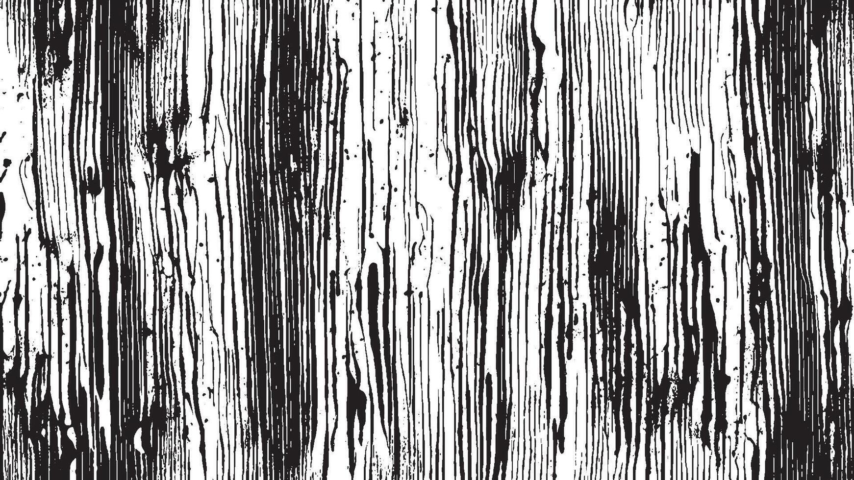 Black Grunge Texture on White Background for Backgrounds and Overlays vector