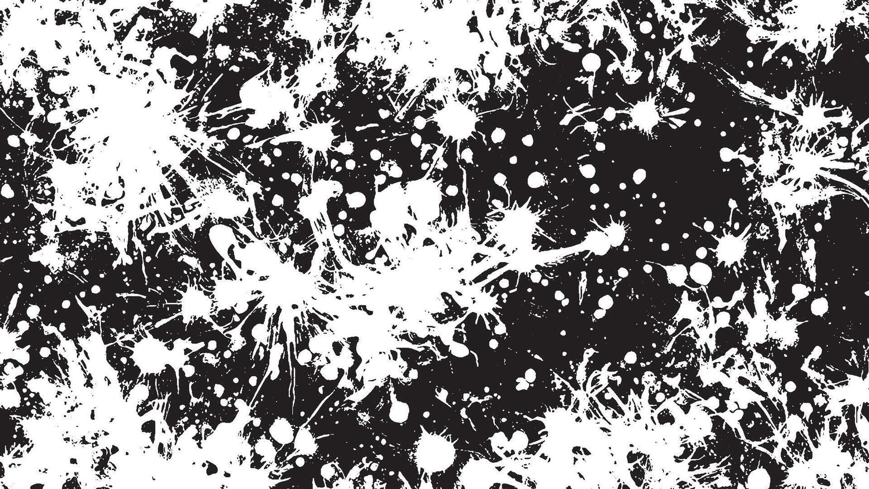 Black Grunge Texture on White Background for Backgrounds and Overlays vector