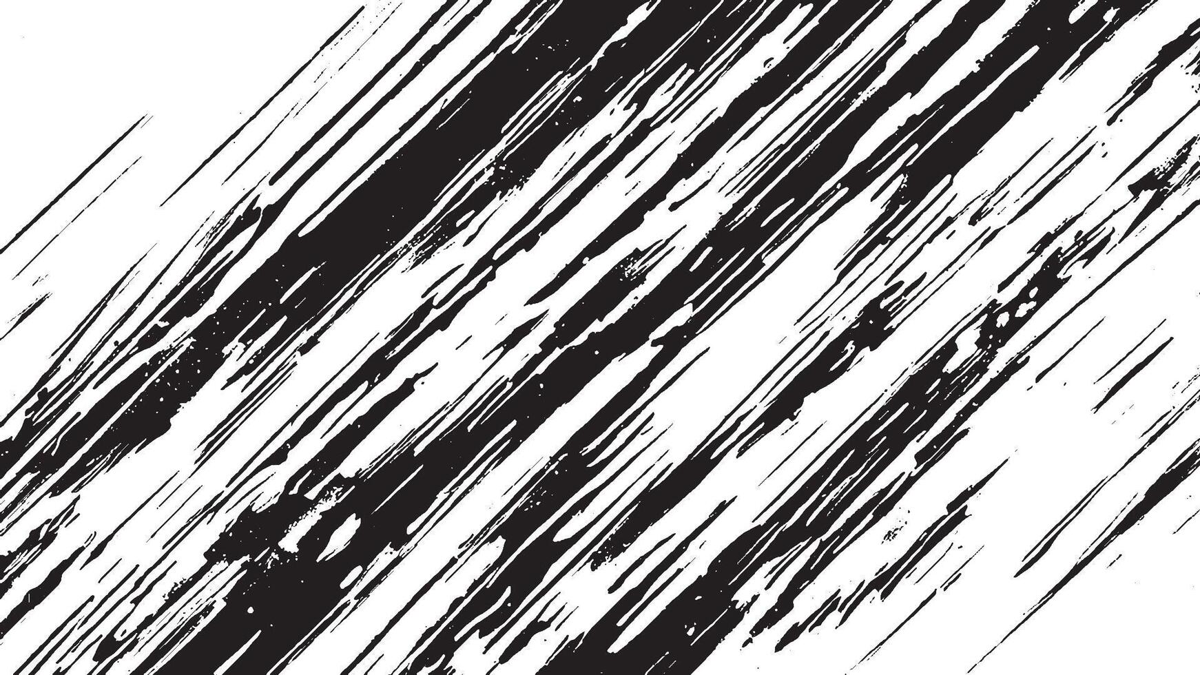 Black Grunge Effect Texture on White Background for Overlays vector
