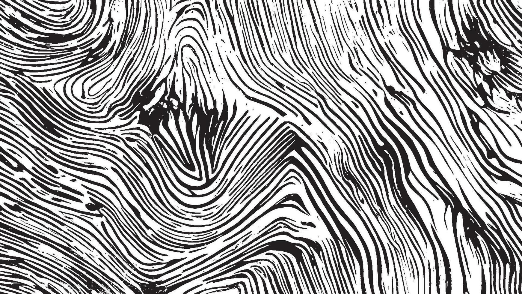 Black Grunge Effect Texture on White Background for Overlays vector
