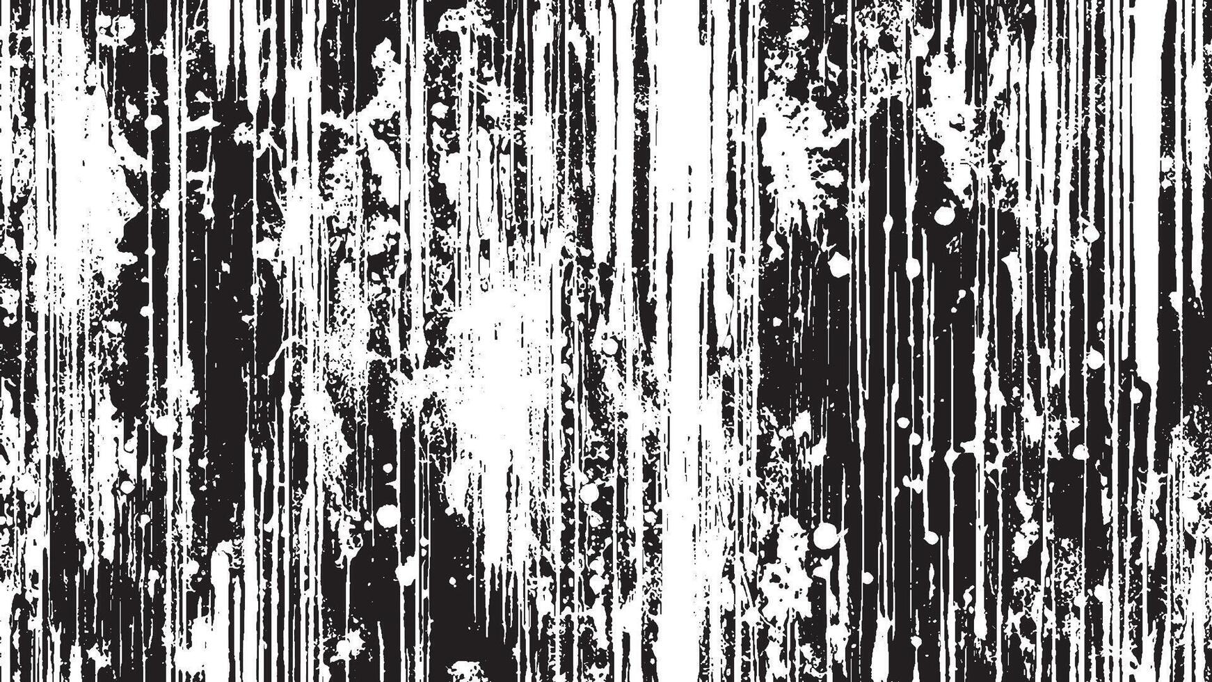Black Grunge Texture on White Background for Backgrounds and Overlays vector