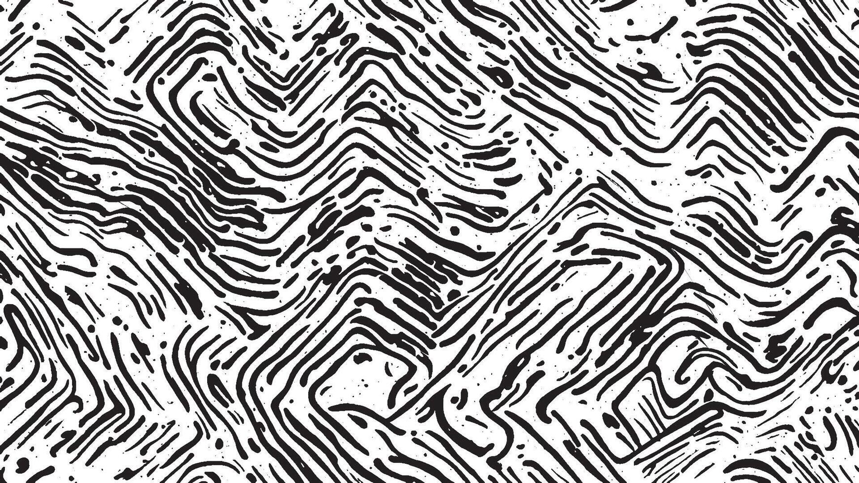 Black Grunge Texture on White Background for Backgrounds and Overlays vector
