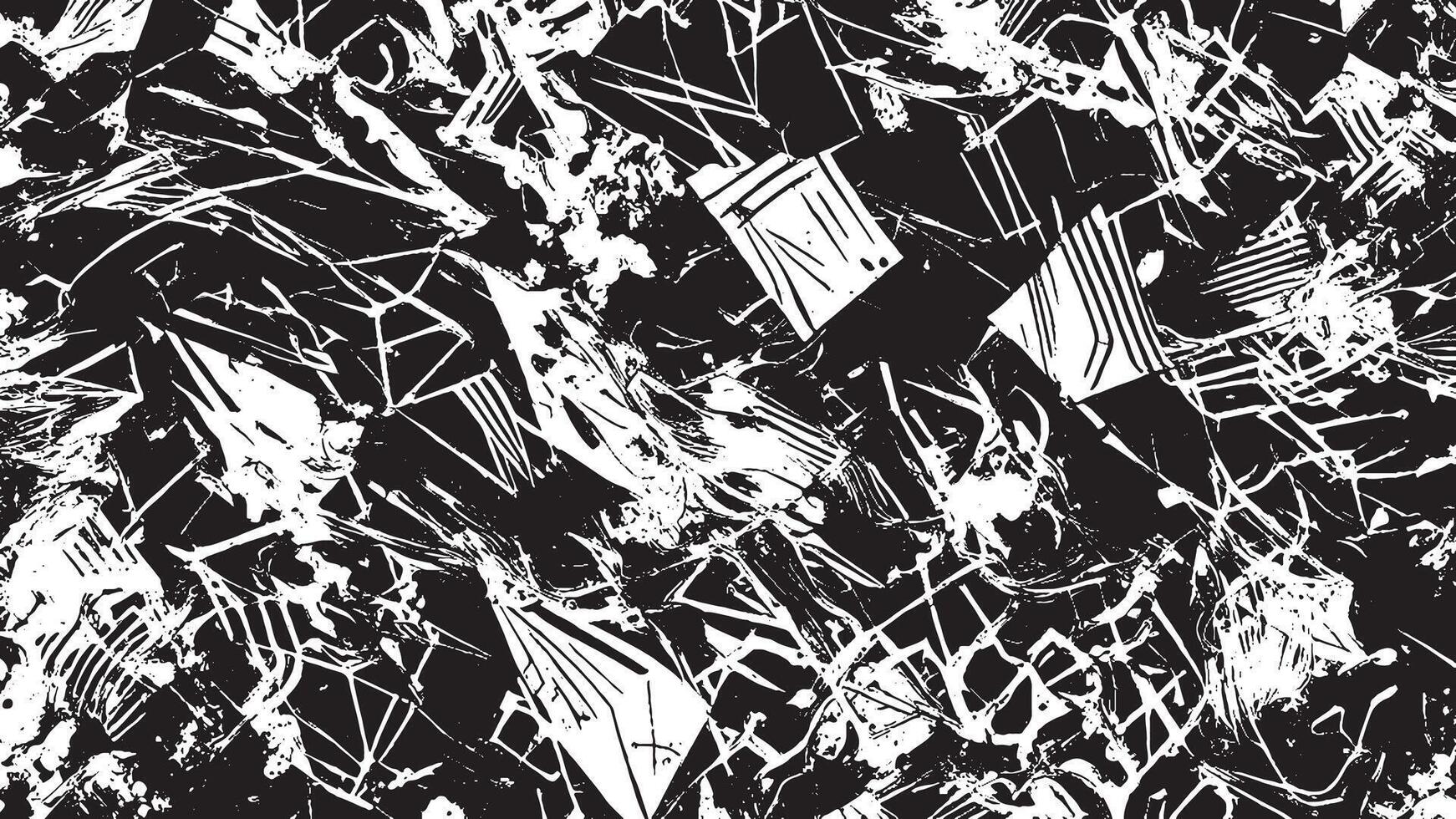 Black Grunge Effect on White Background for Textural Backgrounds vector