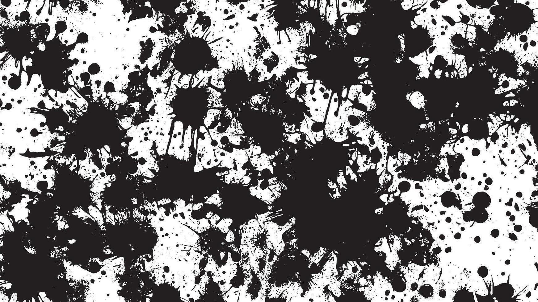 Black Grunge Effect on White Background for Textural Backgrounds vector