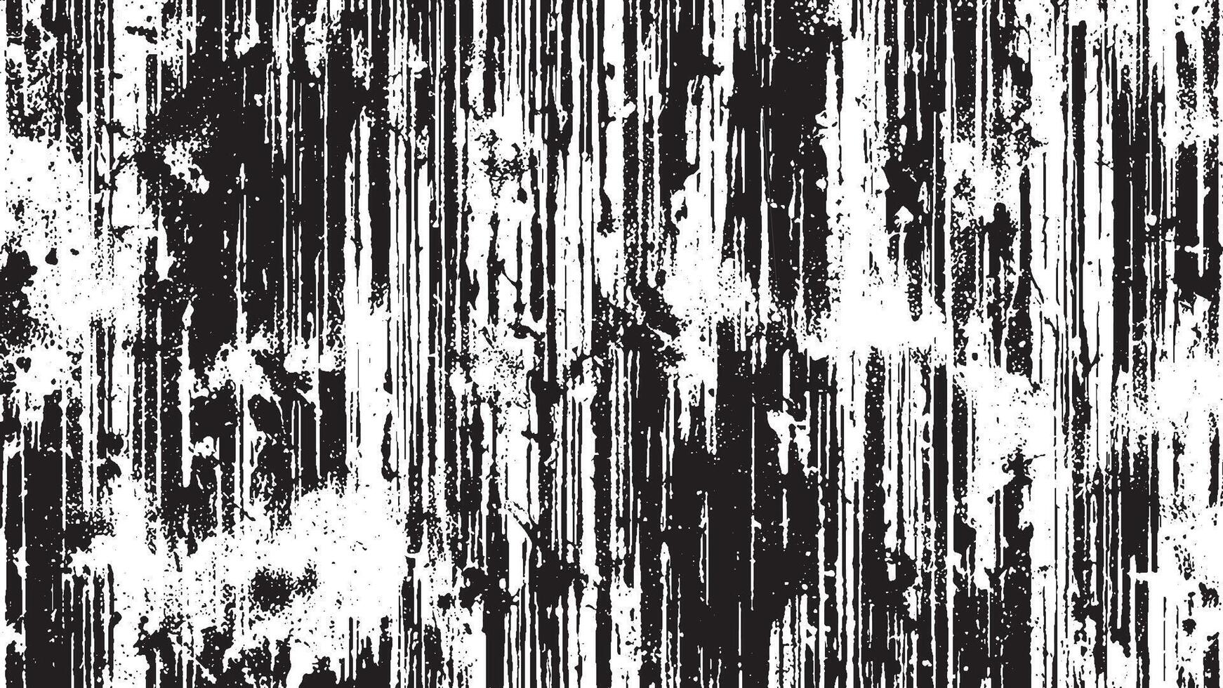 Detailed Black Grunge Texture on White Background for Textures and Overlays vector