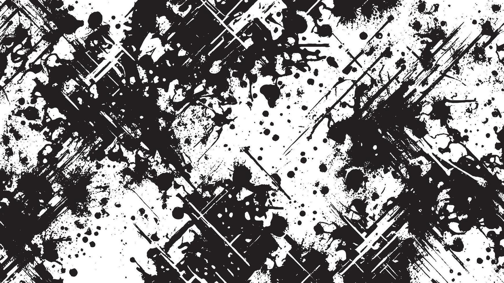 Black Grunge Effect on White Background for Textural Backgrounds vector