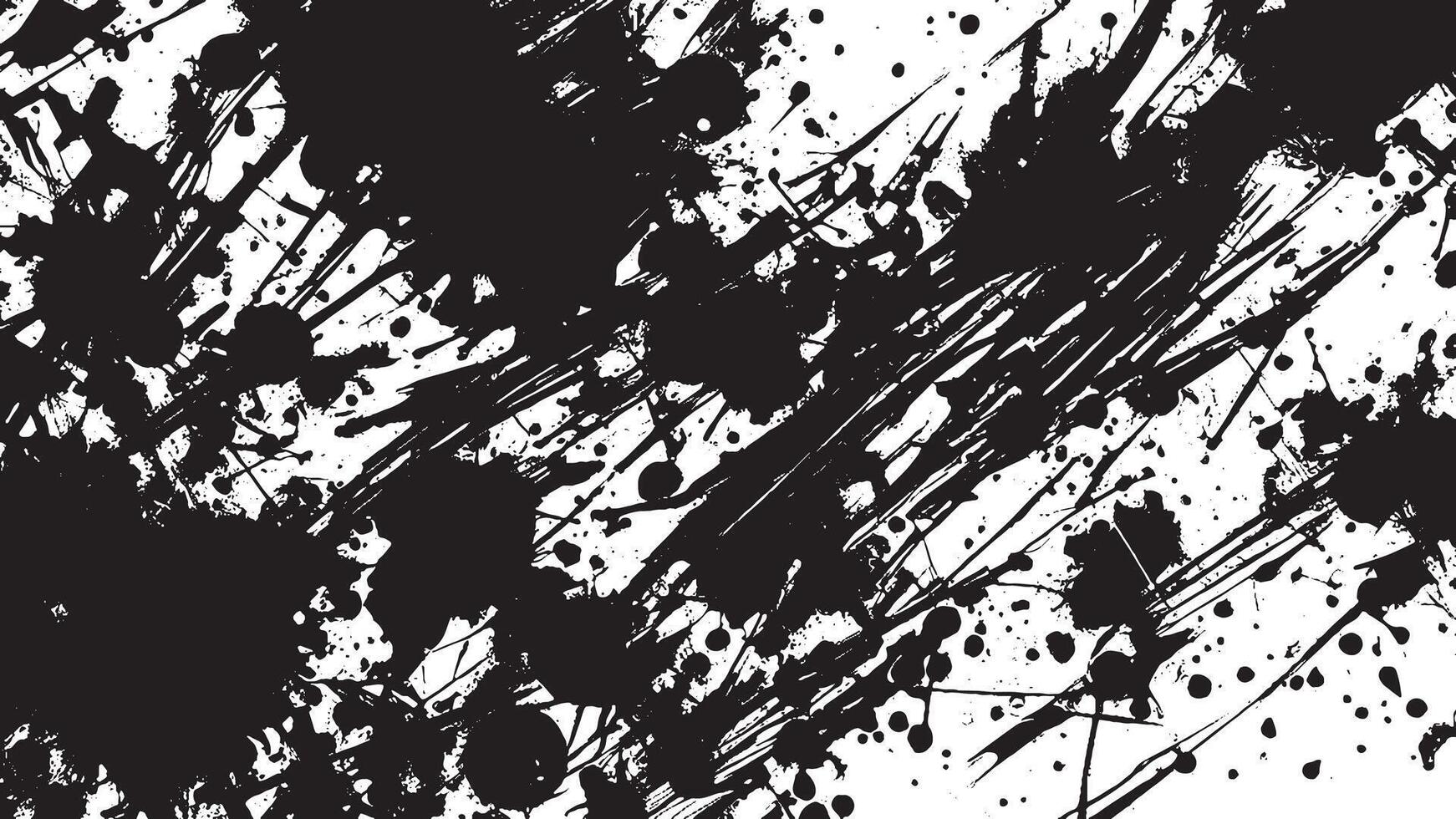 Black Grunge Effect on White Background for Textural Backgrounds vector