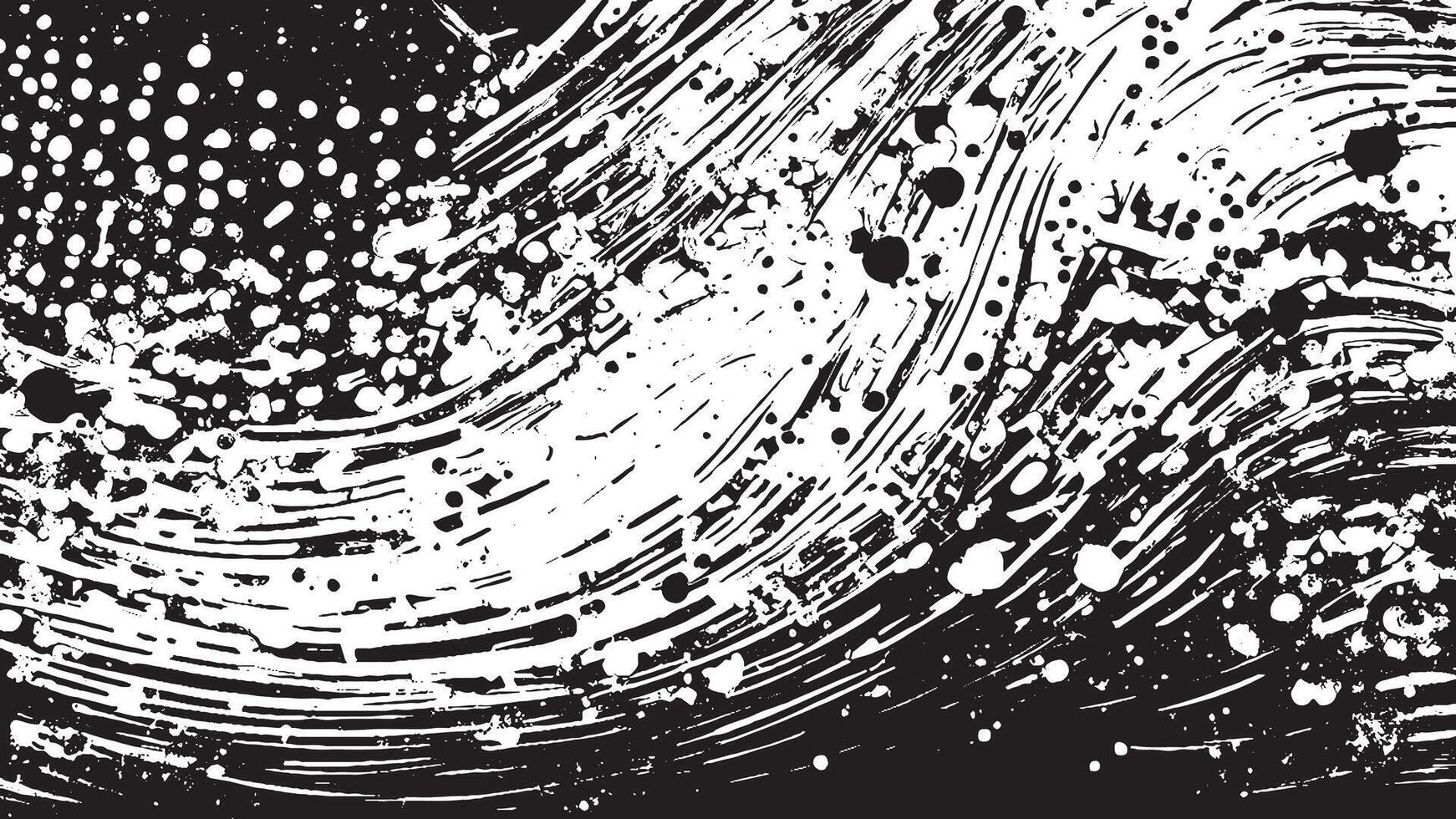 Black Grunge Effect on White Background for Textural Backgrounds vector