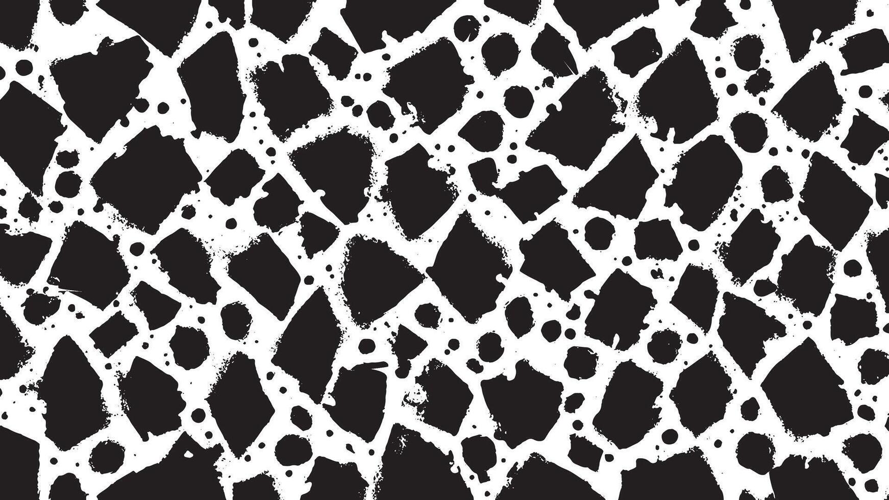 Black Grunge Effect on White Background for Textural Backgrounds vector