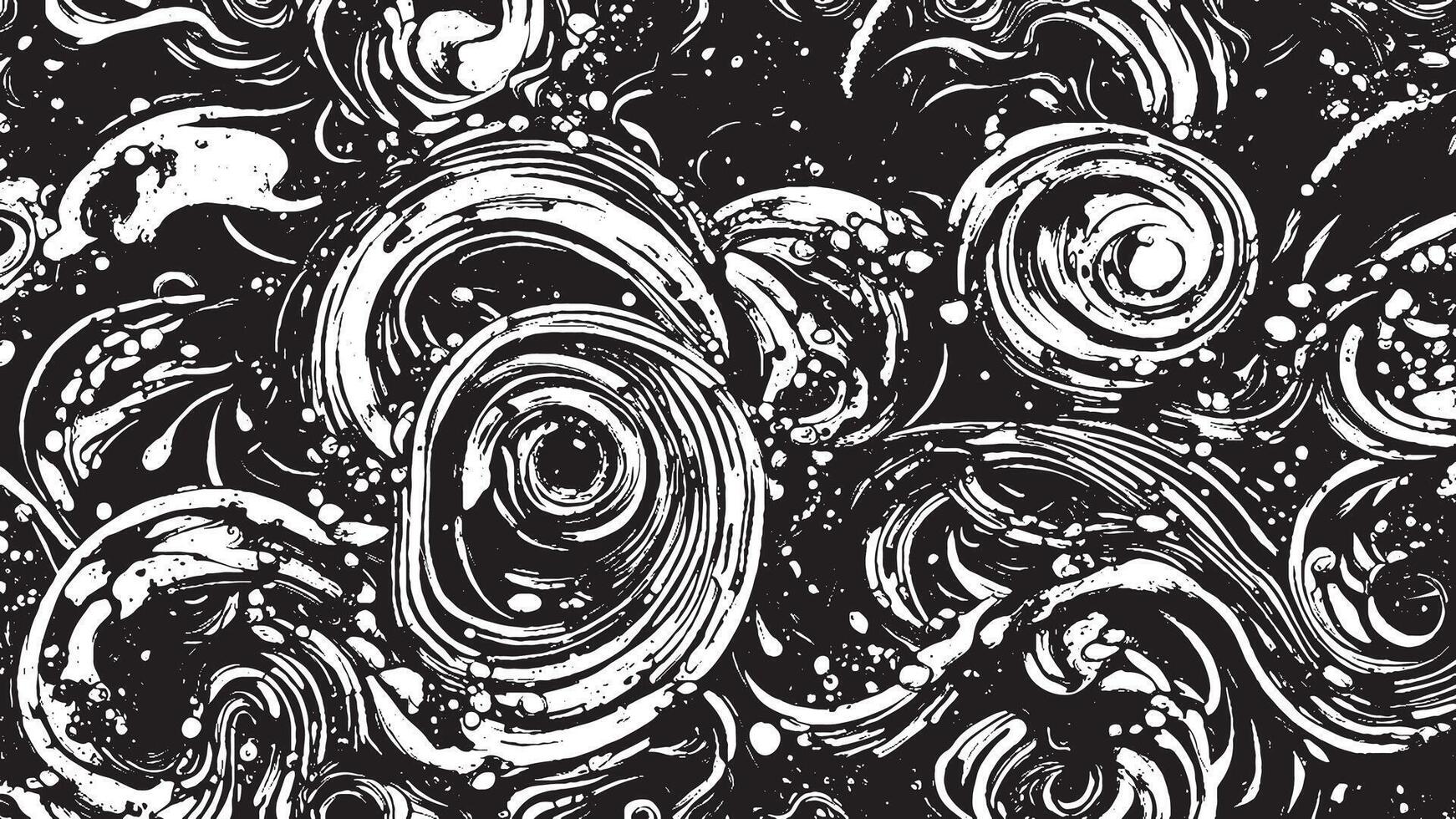 Black Grunge Effect on White Background for Textural Backgrounds vector