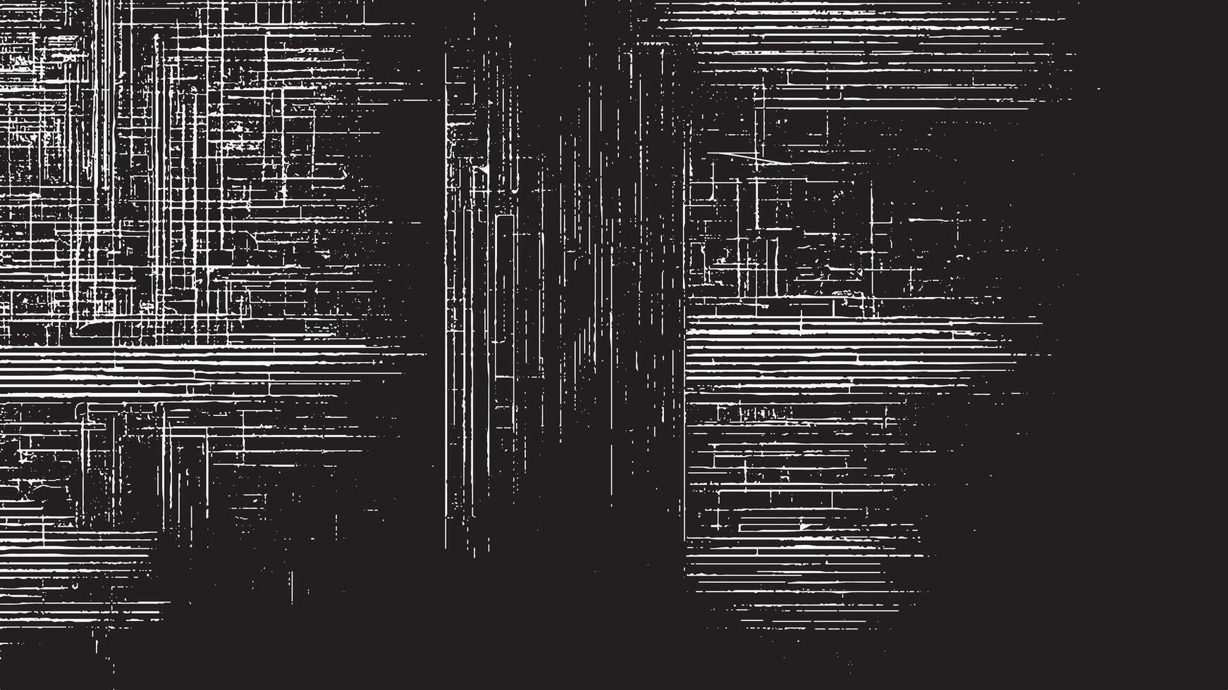 White Background with Black Grunge Texture for Artistic Overlays vector