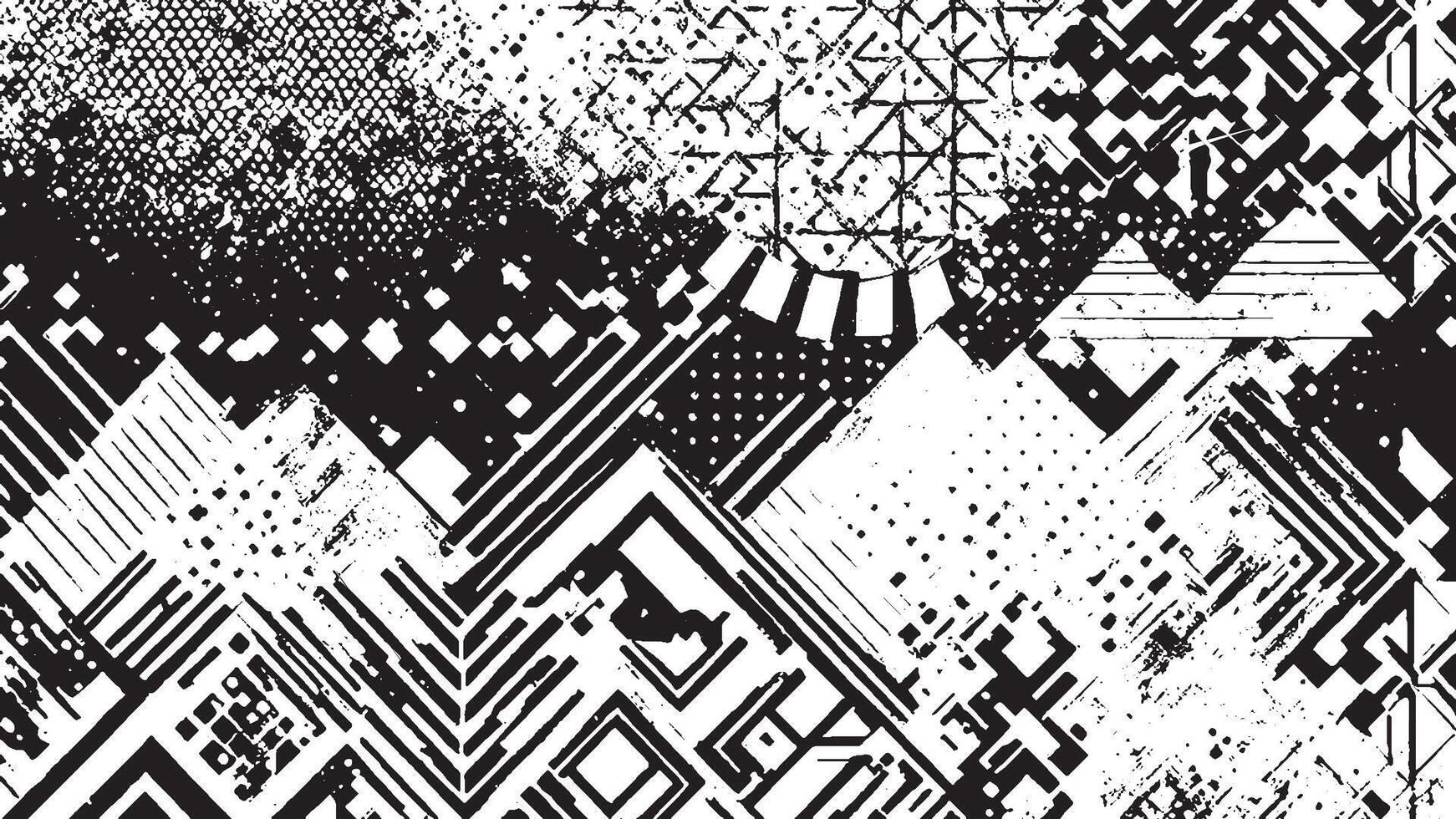High-Resolution Black Grunge Style Art Overlay Texture for Backgrounds vector