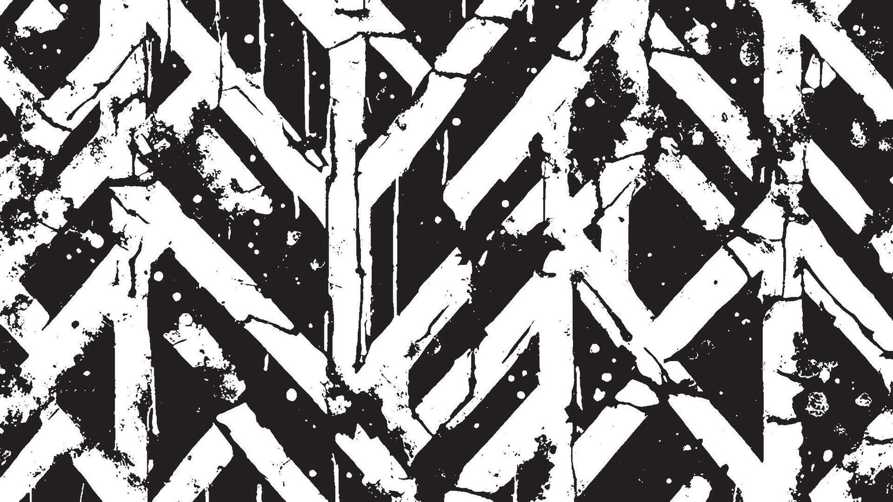 Detailed Black Grunge Texture on White Background for Textures and Overlays vector