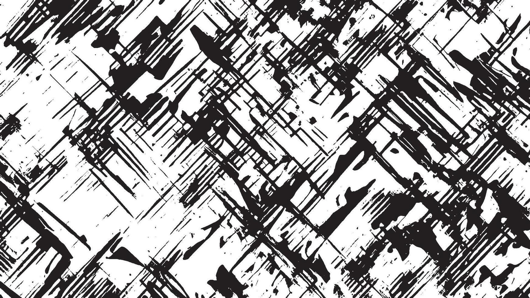High-Resolution Black Grunge Style Art Overlay Texture for Backgrounds vector