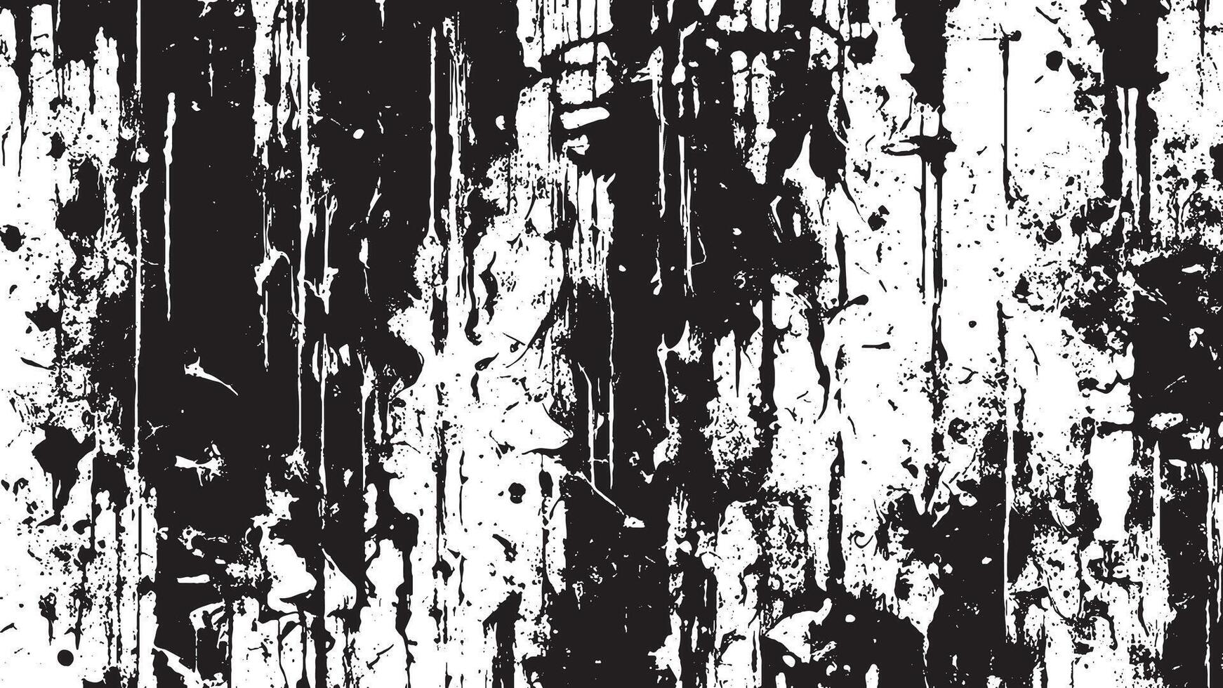 Black Grunge Effect on White Background for Textural Backgrounds vector