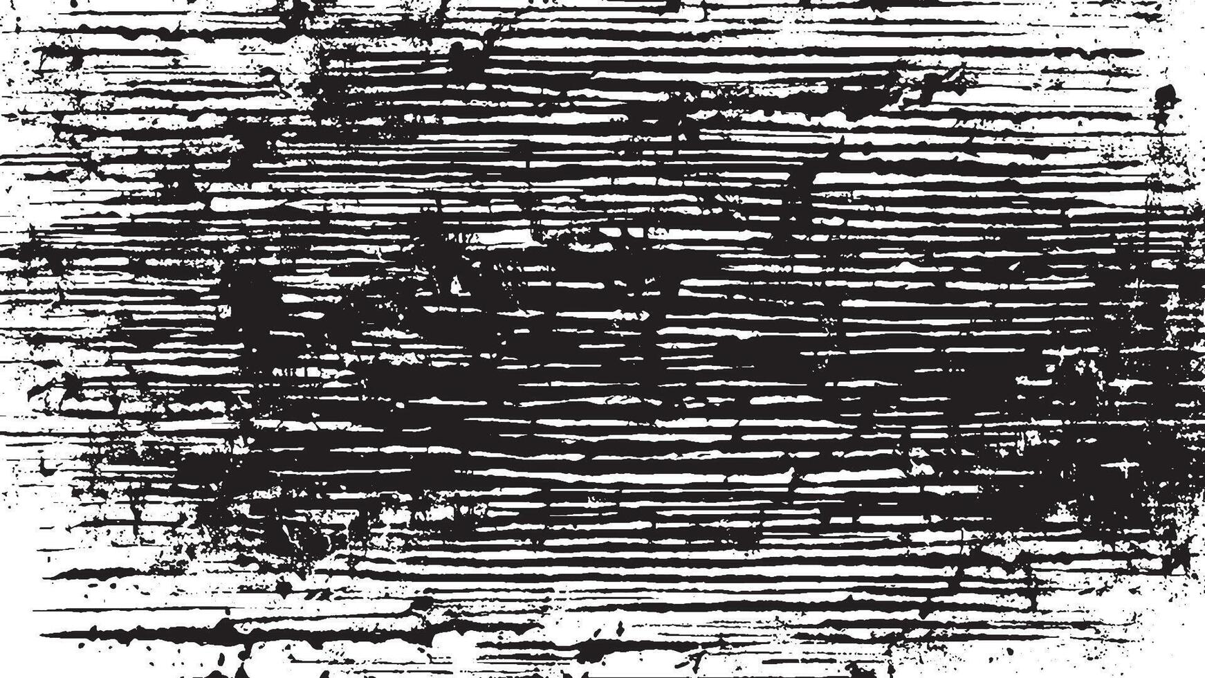 Black Monochrome Grunge Style Art Overlay Texture for Background vector