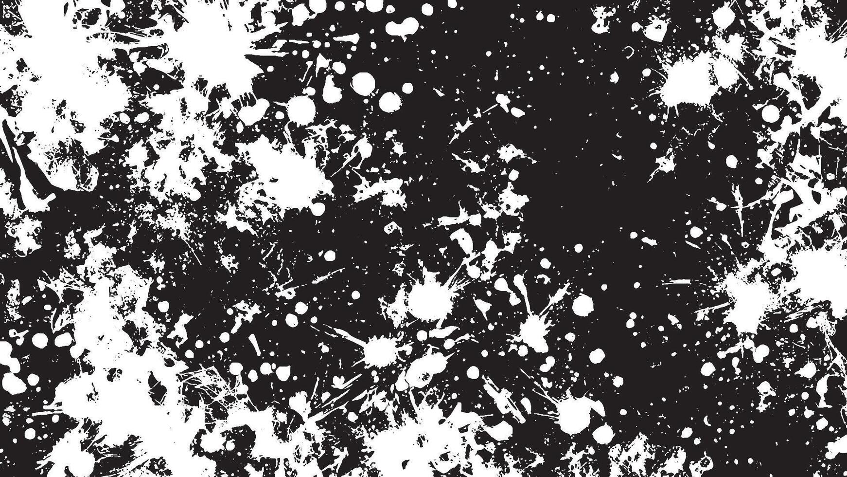 Black Monochrome Grunge Style Art Overlay Texture for Background vector