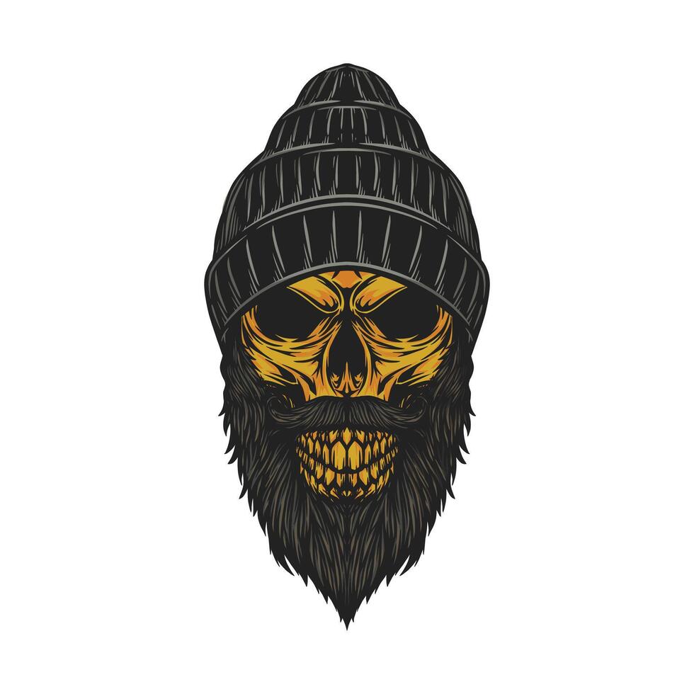 Golden Thugs Skull vector