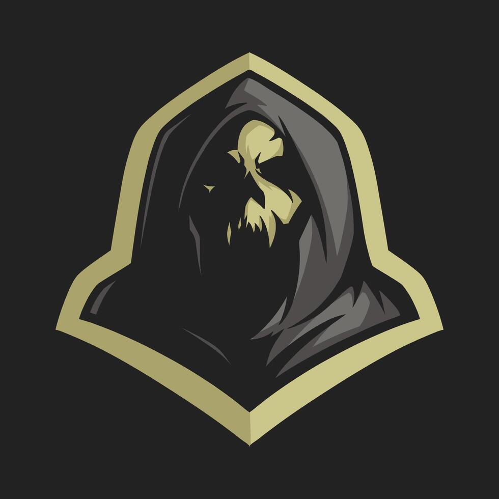 e sport logo skull vector