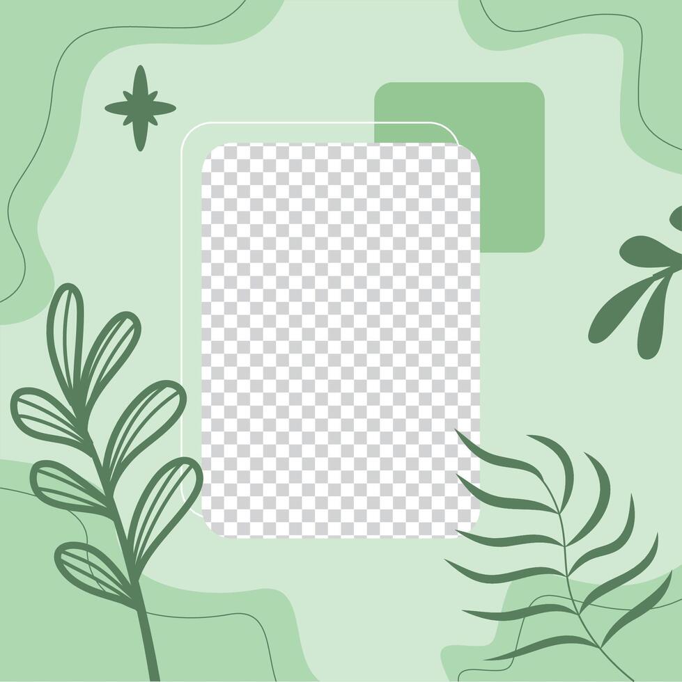 frame photo aesthetic vector