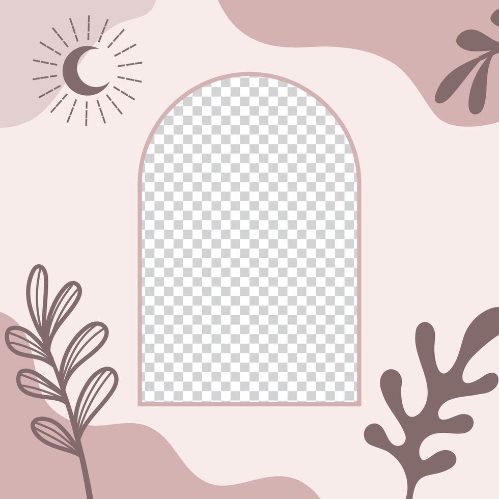 frame photo aesthetic vector