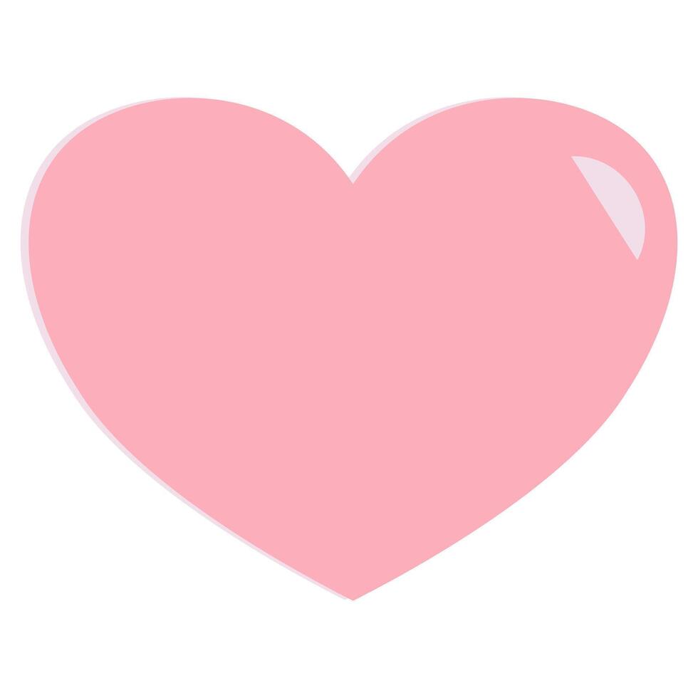 pink heart icon vector