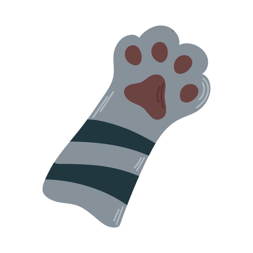 Cat paw icon clipart avatar logtotype isolated illustration vector