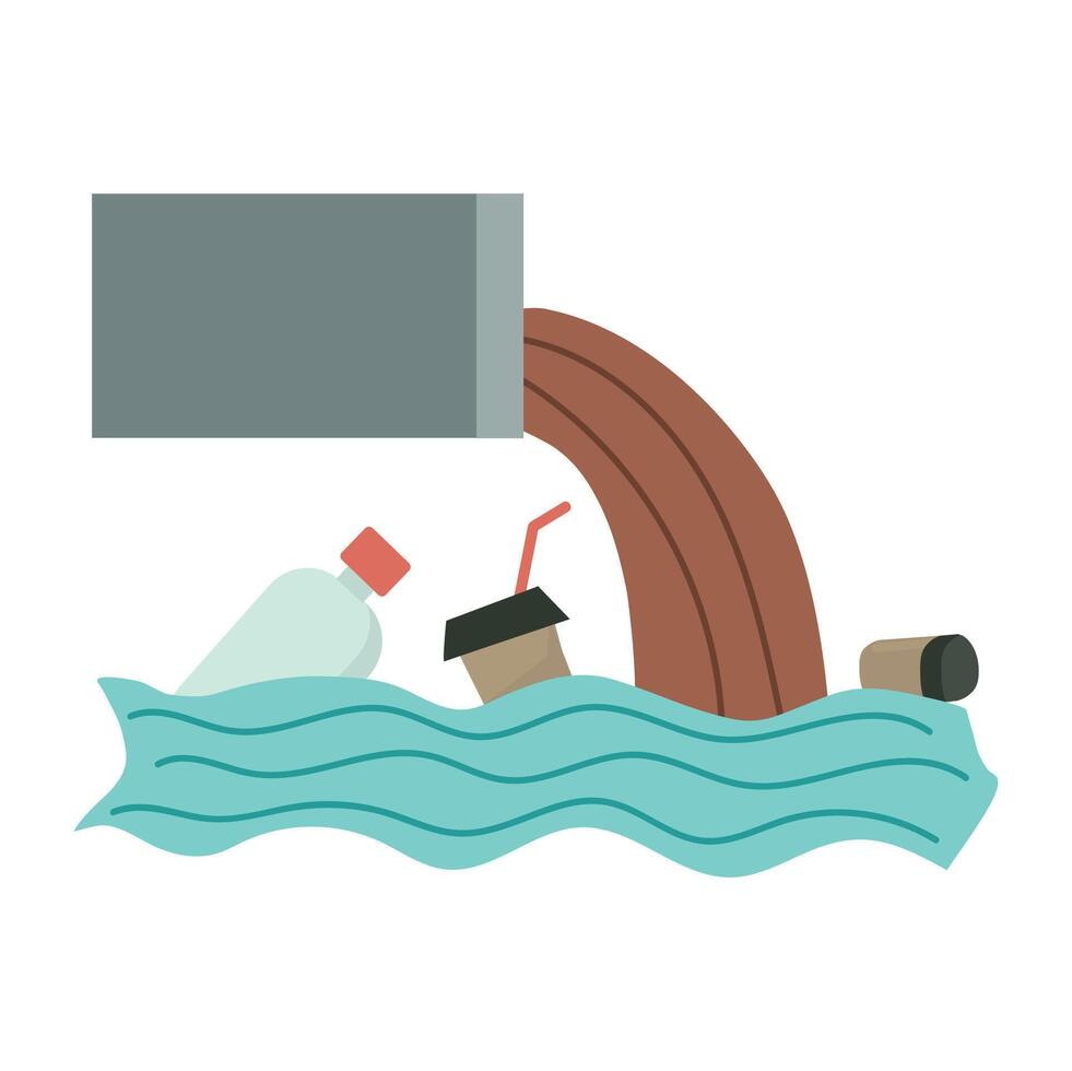 Water polution icon clipart avatar logtotype isolated illustration vector