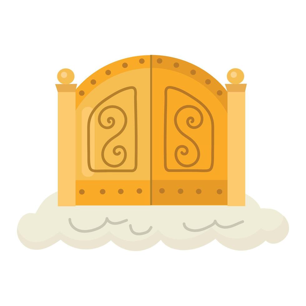 Heaven's gate icon clipart avatar logtotype isolated illustration vector