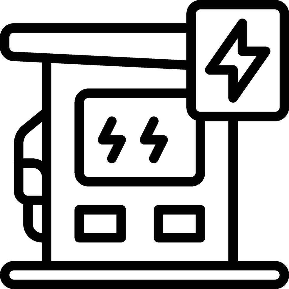 Charging Station Icon. Public Charging Station Icon vector