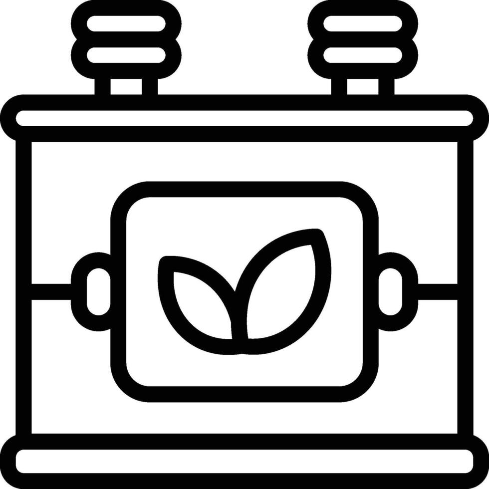 Eco Battery Icon. Battery Replacement Icon vector