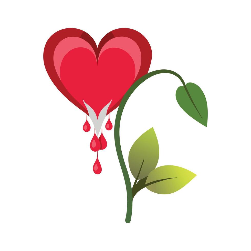 Beautiful Flower Minimalist Floral Illustration vector