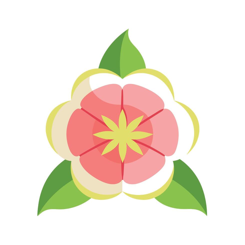 Beautiful Flower Minimalist Floral Illustration vector