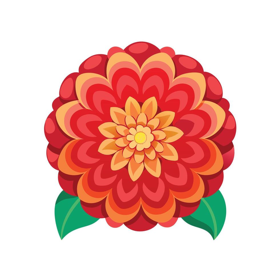 Beautiful Flower Minimalist Floral Illustration vector