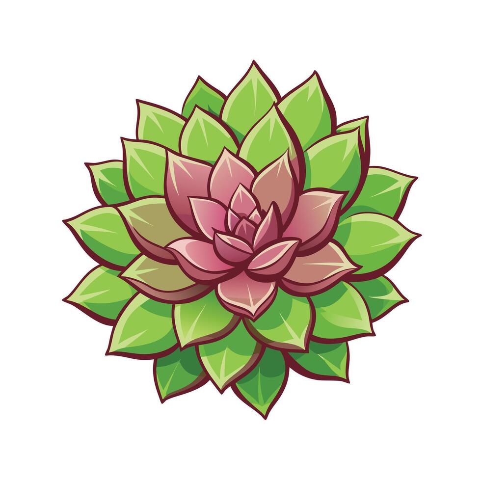 Beautiful Flower Minimalist Floral Illustration vector