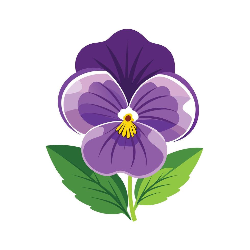 Beautiful Flower Minimalist Floral Illustration vector