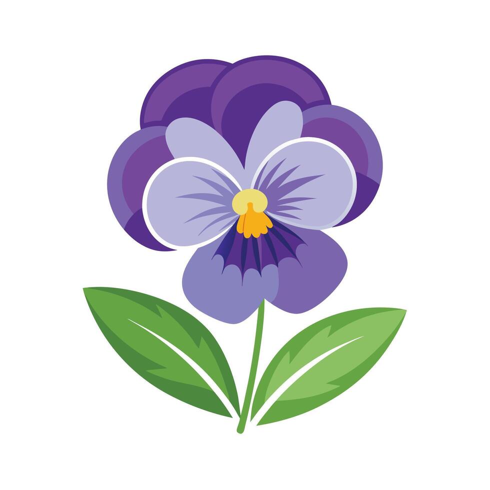 Beautiful Flower Minimalist Floral Illustration vector
