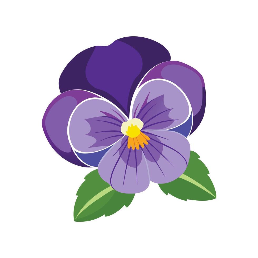 Beautiful Flower Minimalist Floral Illustration vector