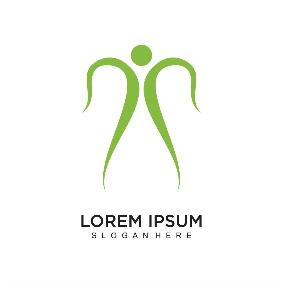 healty logo simple illustration design vector