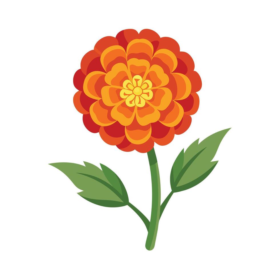 Beautiful Flower Minimalist Floral Illustration vector