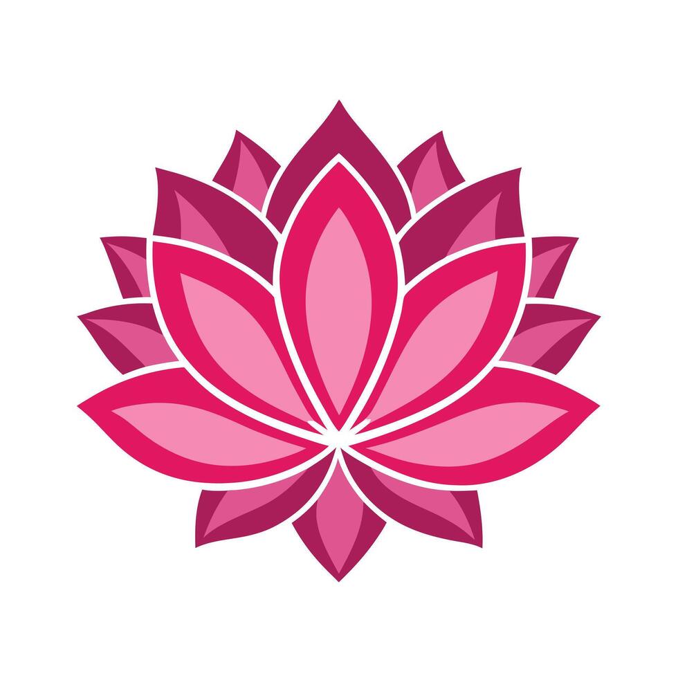 Beautiful Flower Minimalist Floral Illustration vector