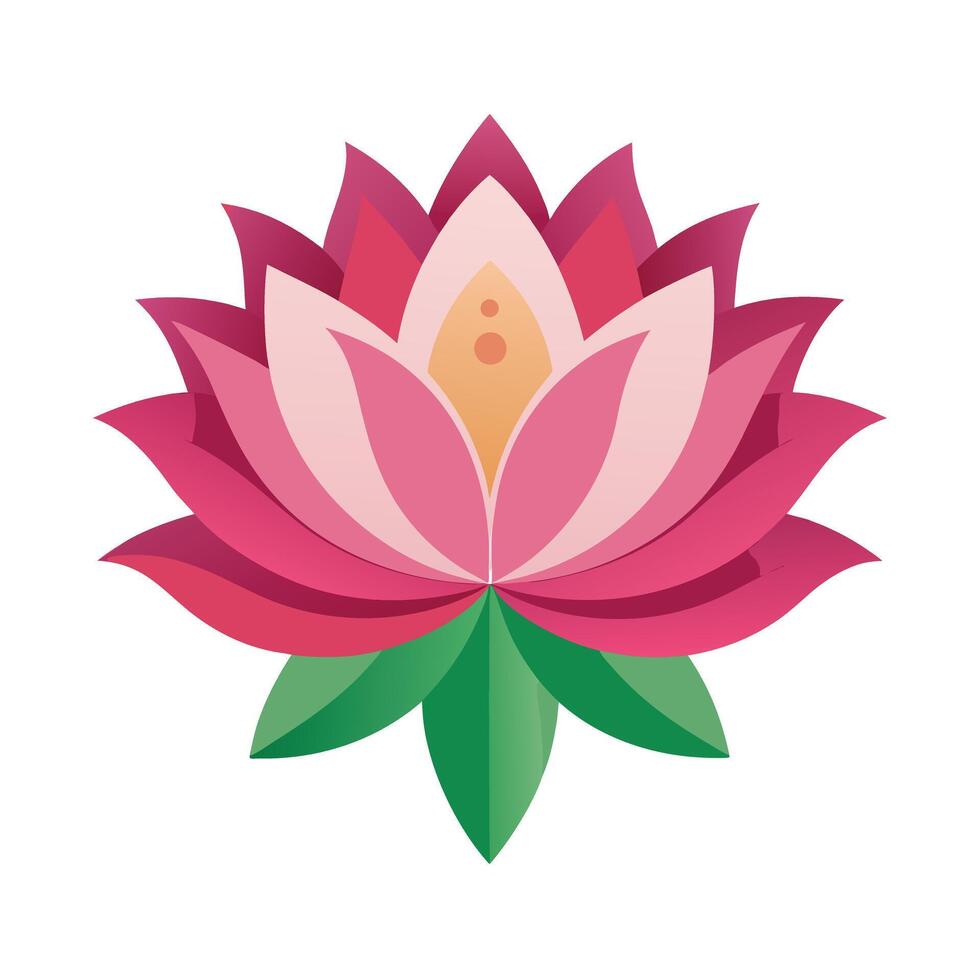 Beautiful Flower Minimalist Floral Illustration vector