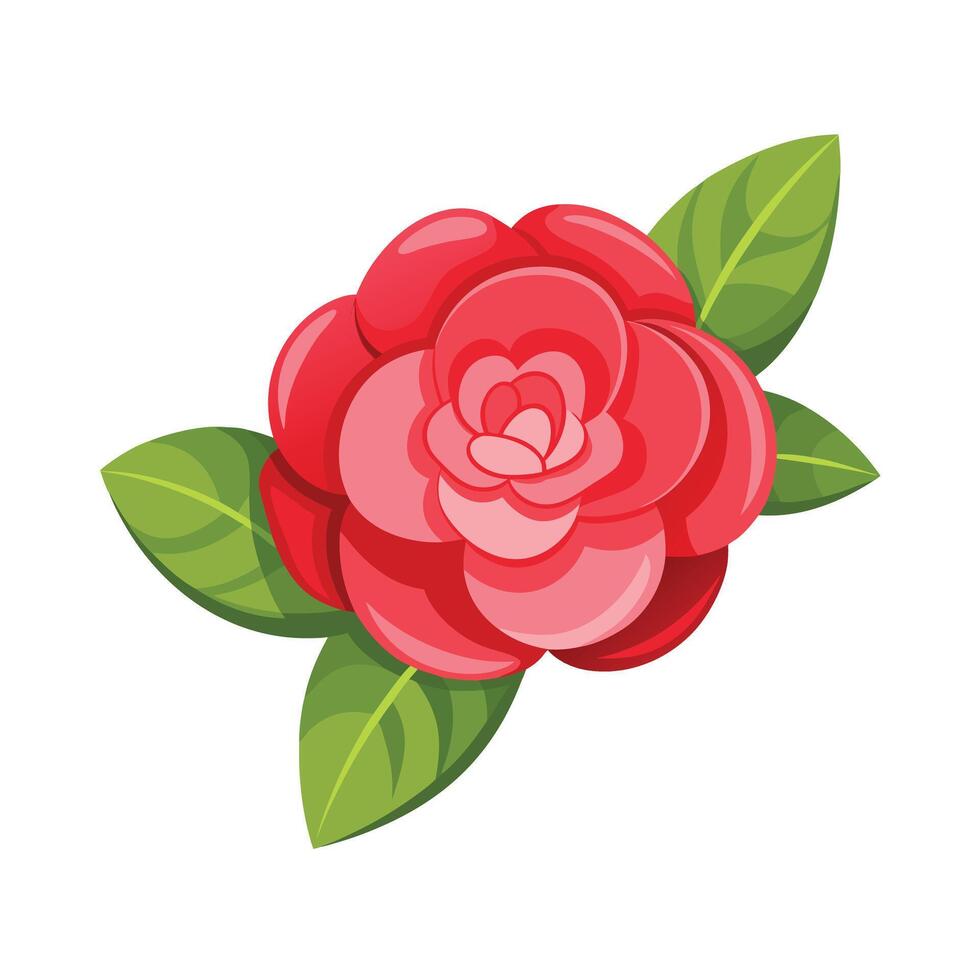 Beautiful Flower Minimalist Floral Illustration vector