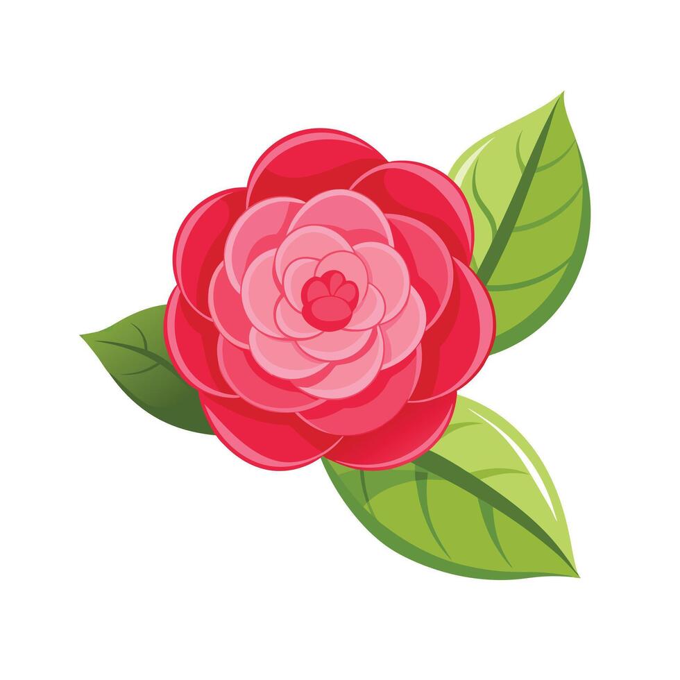 Beautiful Flower Minimalist Floral Illustration vector