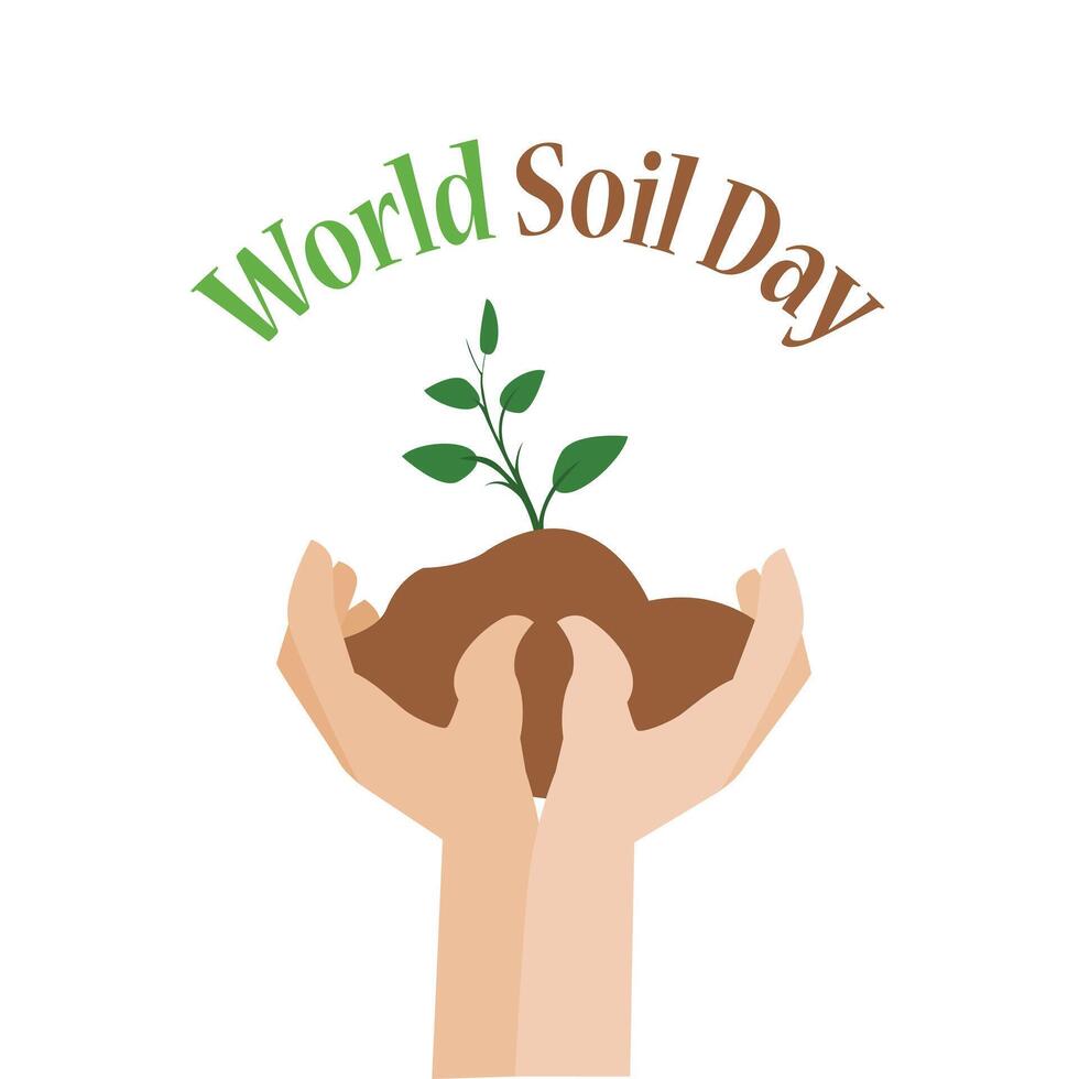 World Soil Day Design Illustration for Poster Background and Banner Design vector