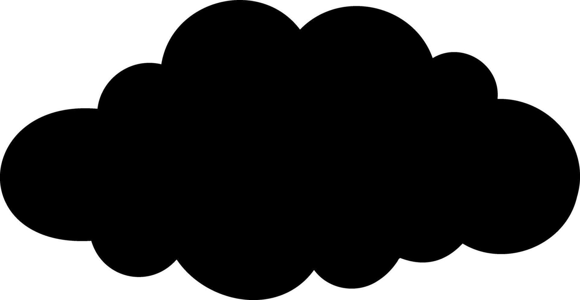 Cloud icon iWeather symbol clipart Stencil vector