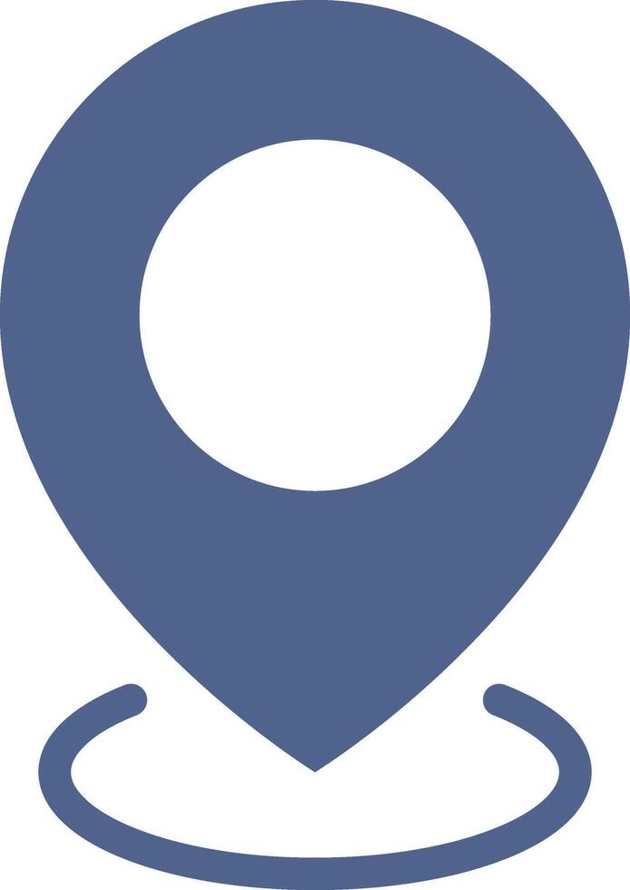 Map pointer icon GPS location symbol Stencil vector