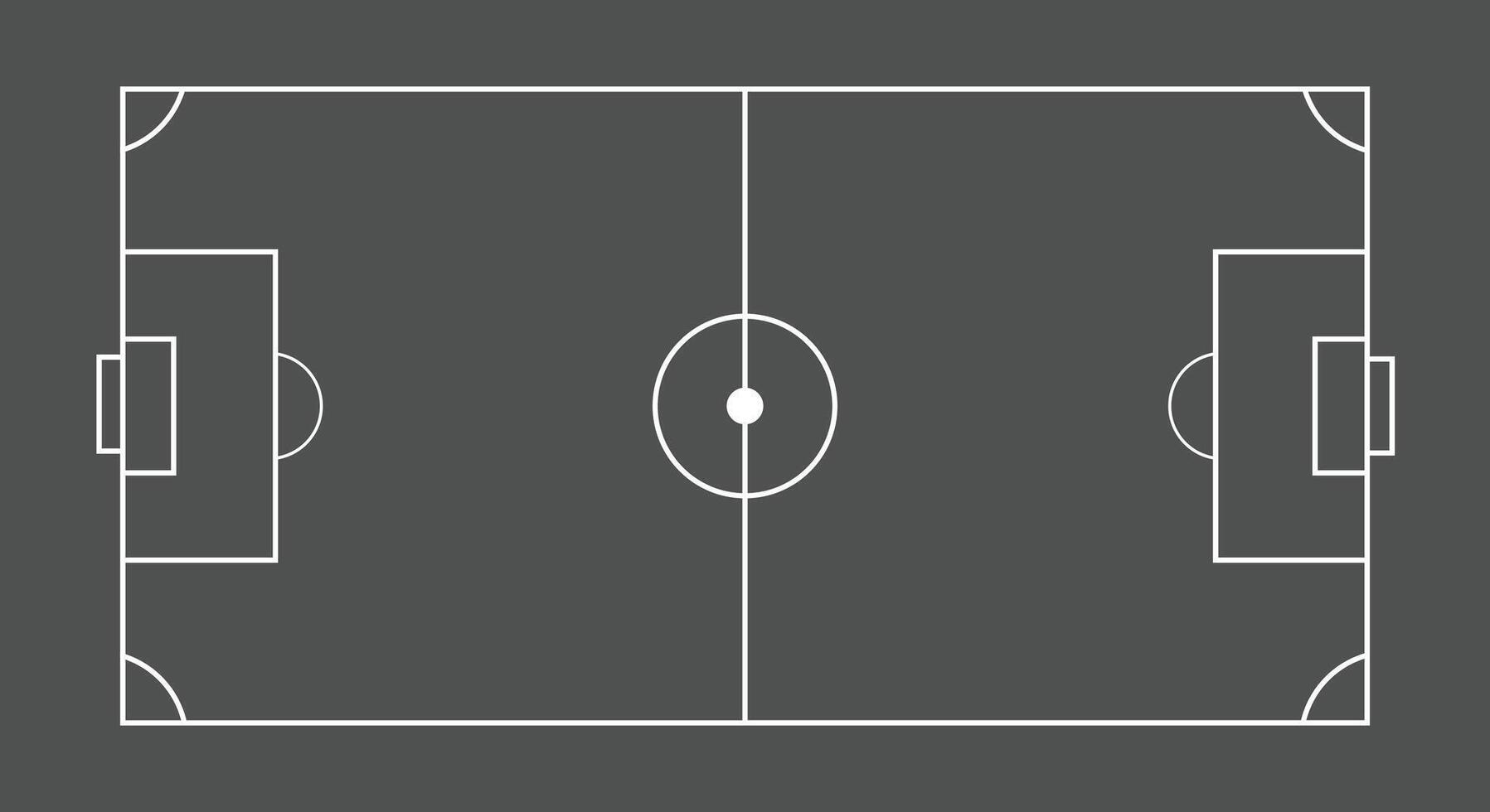 Soccer Football Field Stadium vector